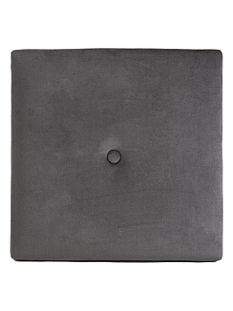 Пуфик складной 38х38х38см куб графит велюр 000000000001226412