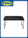 Столик-поднос 52x35x24см FORA складной черный полипропилен 000000000001224921