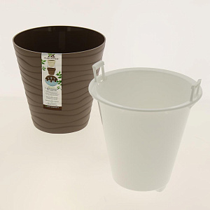 Кашпо Валенсия 2л D15,5 H16 мокко 000000000001185585