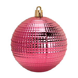 Декоративное украшение Набор шаров 4шт 8см серия Бургунд микс пластик 000000000001224138