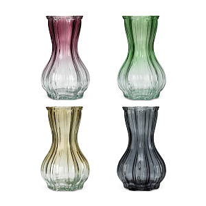 Ваза 20,5см Crystal в ассортименте стекло 000000000001222589