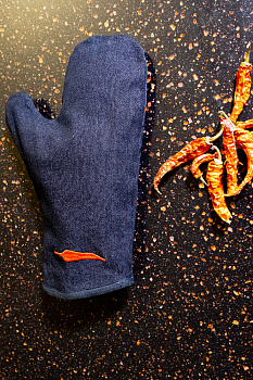 Рукавица 34х21,5см ВИШНЯ Профессионал джинс 000000000001186987