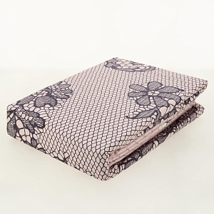 Комплект постельного белья 2,0сп Павлина Ажур Гипюр бязь вид 1 розовый 125гр/м2 100% хлопок 000000000001203568