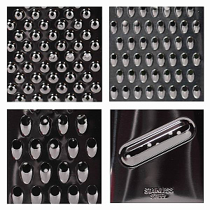 Терка 4-х гранная 19см LADINA нержавеющая сталь 000000000001192715