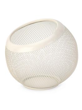 Ваза для фруктов 22х20х14,5см белый железо 000000000001227947