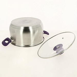 Набор посуды 8 предметов LADINA REGULAR Violetta нержавеющая сталь Набор посуды 8 предметов LADINA REGULAR Violetta нержавеющая сталь 000000000001204281