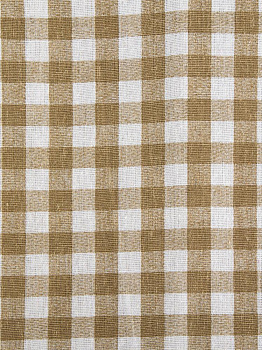 Скатерть 140х200см LUCKY Кофейная клетка полиэстер/хлопок 000000000001228304