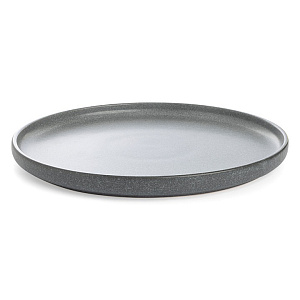 Тарелка десертная 21,6см LUCKY Графит матовый серый керамика 000000000001220288