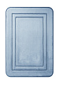 Коврик для ванны 55x80см DE'NASTIA Soft Collection memory синий полиэстер 000000000001215836