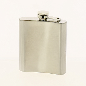 Фляжка 210 мл.  " 100% мужик" ФЛ-4756 000000000001185181