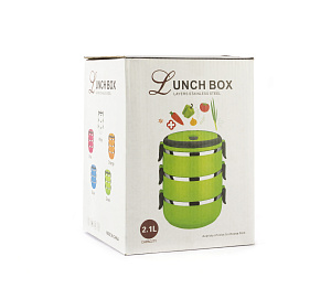 Ланчбокс-термос 3 этажа 400мл+400мл+400мл M010189/PC05378 пластик Ланчбокс-термос 3 этажа 400мл+400мл+400мл M010189/PC05378 пластик 000000000001168114