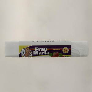 Пакеты для заморозки продуктов 24,5*36,5см 40шт FRAU MARTA 430457 000000000001137433