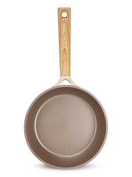 Набор посуды для приготовления 9 предметов (ковш 16см 1,4л/кастрюля 24см 4,6л/сковорода 20см, 24см/сковорода вок-28см/крышка 4шт) белый алюминий 000000000001229790