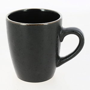 Кружка 350мл КОРАЛЛ Elite black керамика 000000000001210226