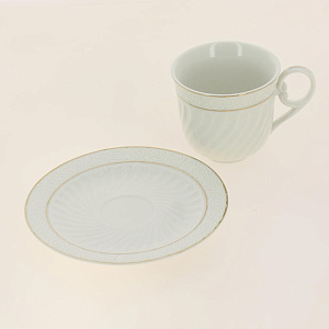 Набор чайный 12 предметов 220мл, Спираль роза, M25106 000000000001192063