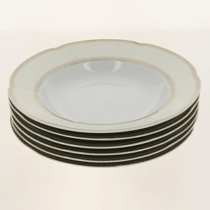 Набор тарелок глубоких 6шт 22,5см CMIELOW Bolero E363 фарфор 000000000001181189