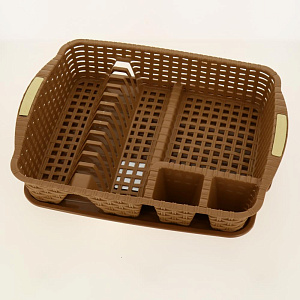 Сушилка для посуды ротанг 48*38*9см, 0757 000000000001188632