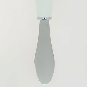 Нож для масла DE'NASTIA пластиковая ручка белый нержавеющая сталь ABS пластик 000000000001211567