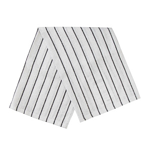 Полотенце кухонное 40х60см FORA полоска 05 черный хлопок 000000000001223126