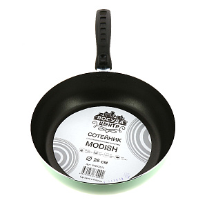 Сотейник 26см ПОСУДА ЦЕНТР Олива антипригарное покрытие алюминий 000000000001190904