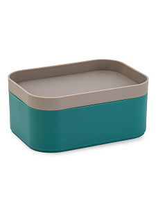 Органайзер для хранения 16х11х7см TIFF с крышкой с разделителями микс пластик 000000000001229823