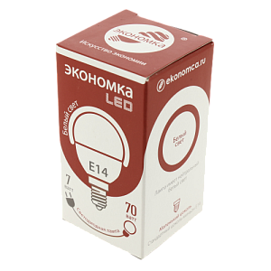 Лампа диод.ЭКОНОМ ШАР Eco_LED7wGL45E1445 000000000001187355