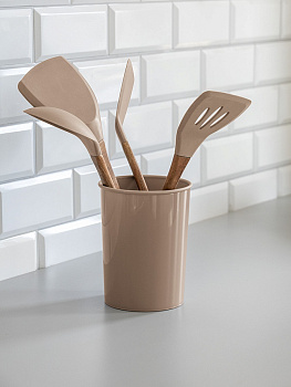 Органайзер для кухонных принадлежностей 12х16см DE'NASTIA бежевый пластик 000000000001219641