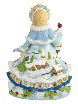 Новогодняя фигурка Снегурочка из полирезины 11,5х22х15см 81382 000000000001201755