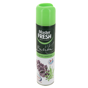 Освежитель воздуха 300мл MASTER FRESH Fusion Горная лаванда нейтрализует неприятные запахи обеспечивает свежесть и легкий аромат лаванды 000000000001209431