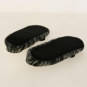 Туфли домашние(тапки) р.39-40 Животные вязаный серый 50%акр 50%пэ J000055(39-40) 000000000001187757