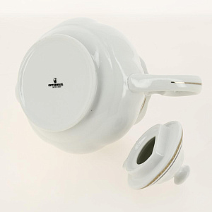 Набор чайный фарфор 13шт (6 чашек 220мл + 6 блюдец + чайник) подарочная упаковка Аврора Дана Guterwahl 113-19019 000000000001200582