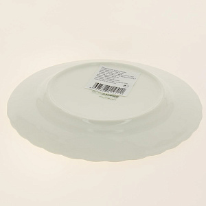 BASAK Тарелка десертная 21 см,  Отводка золото, костяной фарфор BNBSK21DU520 000000000001189455