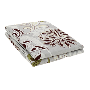 Комплект постельного белья 2-спальный FORA серебряный принт с узорами полиэстер 000000000001188824