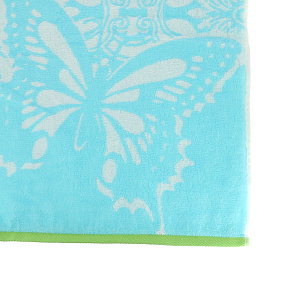 Полотенце махровое Macaone blu Cleanelly, пестротканое, 70х130 см, пл.400 000000000001126114