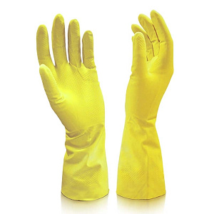 Перчатки Dora латексные размер S, с хлопковым напылением, прочные, эластичные, артикул 2004-001/S 000000000001203028