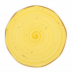 Тарелка обеденная 27см TULU PORSELEN Reactive lemon фарфор 000000000001216221