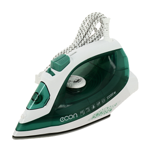 Утюг ECON ECO-BI2202 мощность2200ВТ. Функция самоочистки. Капля-стоп. Авто-выключение.Объём резервуара-280мл.Паровой удар120г/мин.Керамическая подошва 000000000001201119