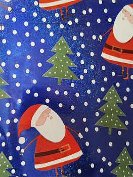 Бумага оберточная "Счастливого Нового Года" для продукции бытового назначения с декоративным рисунком в рулоне 100х70см 82497 000000000001201861