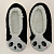 Туфли домашние (тапки) Животные флис черный/белый р.37-38 100%пэ J000056(37-38) 000000000001187759
