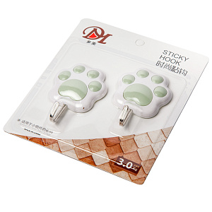 Крючки 2шт Лапы Тренд пластик 000000000001176219