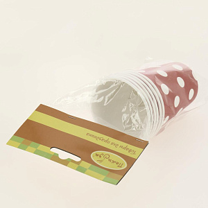 Стакан бумажный 6шт СФЕРА Горошек 000000000001166950