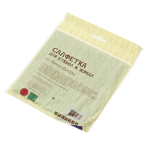 Салфетка для стекла DE'NASTIA 30х30см микрофибра T977005 000000000001124743