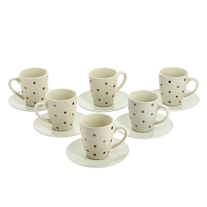 Кофейный набор Agness, 100мл, 12 предметов 000000000001166329