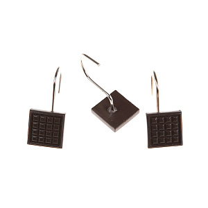 Шторка для ванной DE'NASTIA c водоотталкивающей пропиткой 180х180см коричневый 100%Полиэстер S000006 000000000001121523