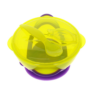 Набор для кормления на присоске Классика Lubby, от 6 месяцев, 2 шт. 000000000001135484