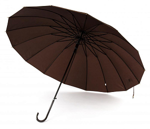 Зонтик женский трость 60см 16 спиц микс 000000000001216497