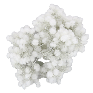 Гирлянда-Занавес 2х1,5м 360LED LUAZON LIGHTING IP20 8 режимов 220В Ёжики прозрачная нить свечение белое с насадками 000000000001207982