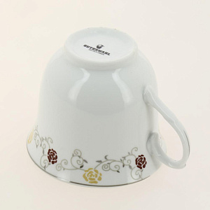 Набор чайный 12 предметов 220мл (6 чашек + 6 блюдец) GUTERWAHL ВЕНЕРА алиот ПУ фарфор 114-19002 000000000001205649