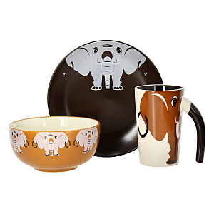 Набор для завтрака Слон Elrington, 3 предмета 000000000001170839