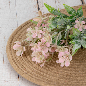 Цветок искусственный Лютик 29,5см персиковый 000000000001218449